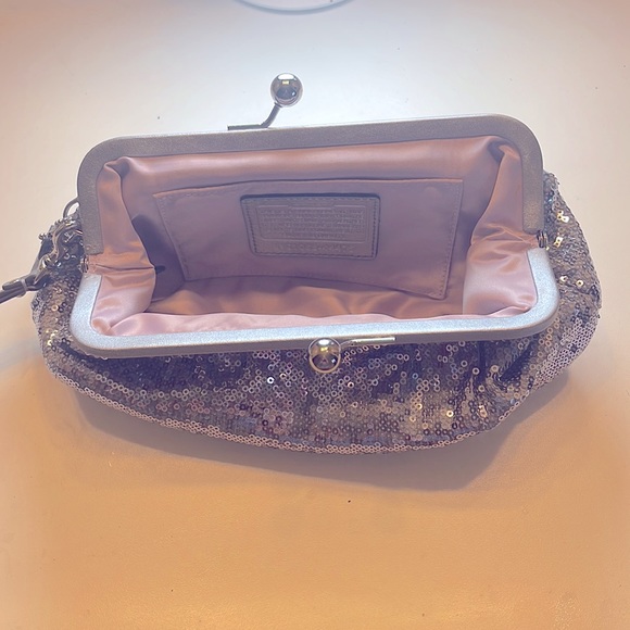 Silver Coach Wristlet - Picture 6 of 7